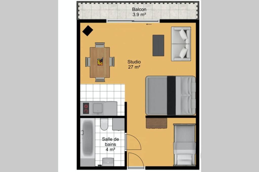 Le Relai S31 - Grand Et Lumineux Studio Avec Coin Montagne 4-6 Pers, Tout Equipe, Avec Wifi, A 30M Des Pistes Avec Un Grand Balcon, Draps Non Compris Saint-Jean-dʼAulps Exterior foto