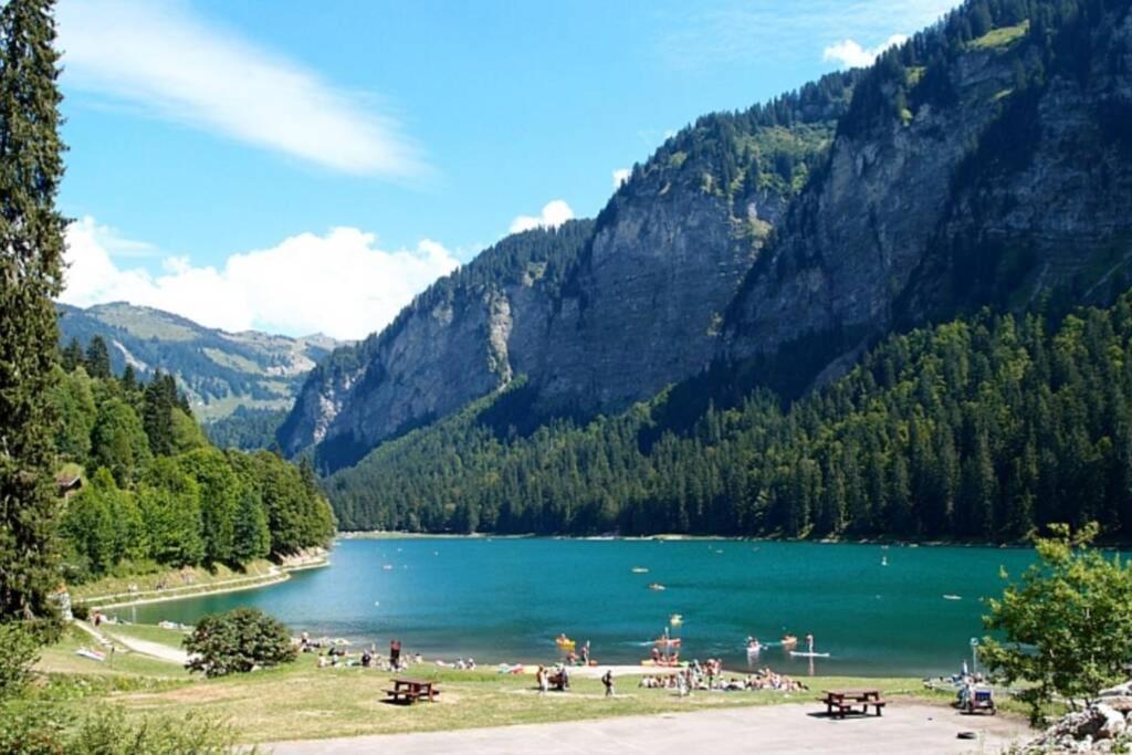 Le Relai S31 - Grand Et Lumineux Studio Avec Coin Montagne 4-6 Pers, Tout Equipe, Avec Wifi, A 30M Des Pistes Avec Un Grand Balcon, Draps Non Compris Saint-Jean-dʼAulps Exterior foto